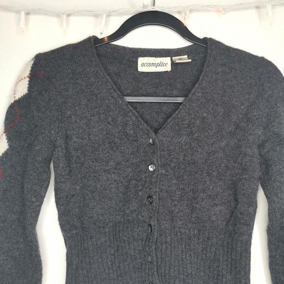 Accomplice Women's M Lambswool Angora Made in Hong Kong Soft and Accomplice - Picture 2 of 12